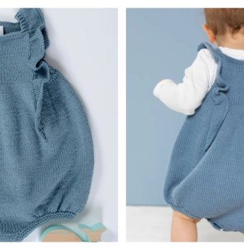 Butterfly Frilly Romper Free Knitting Pattern Butterfly Frilly Romper Free Knitting Pattern