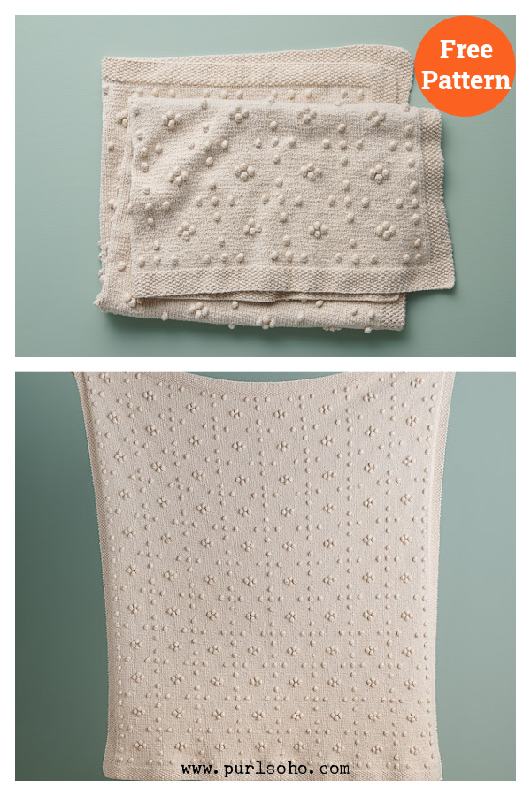 Chamomile Blanket Free Knitting Pattern