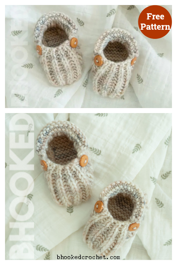 Cozy Heirloom Baby Shoes Free Knitting Pattern