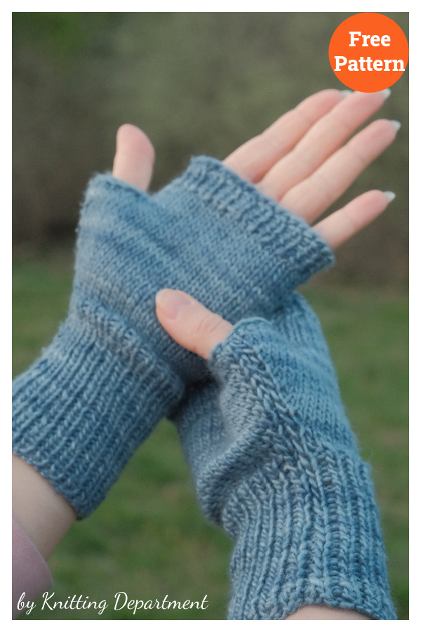 Early Spring Mittens Free Knitting Pattern
