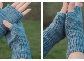 Early Spring Mittens Free Knitting Pattern
