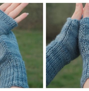 Early Spring Mittens Free Knitting Pattern