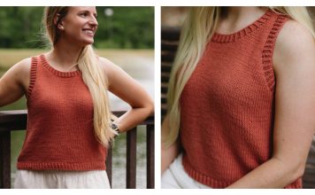 Easy Street Tank Free Knitting Pattern and Video Tutorial