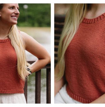 Easy Street Tank Free Knitting Pattern and Video Tutorial Easy Street Tank Free Knitting Pattern and Video Tutorial