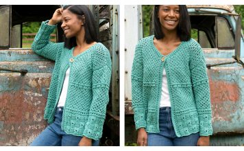 Eyelet Cardigan Free Knitting Pattern Eyelet Cardigan Free Knitting Pattern