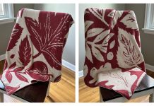 Falling Leaves Blanket Free Knitting Pattern