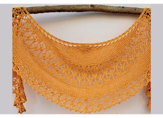 First Spring Hue Shawl Free Knitting Pattern