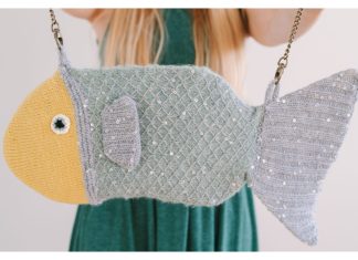 Flirty Fish Handbag Free Knitting Pattern
