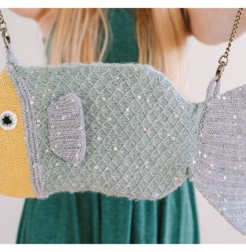 Flirty Fish Handbag Free Knitting Pattern