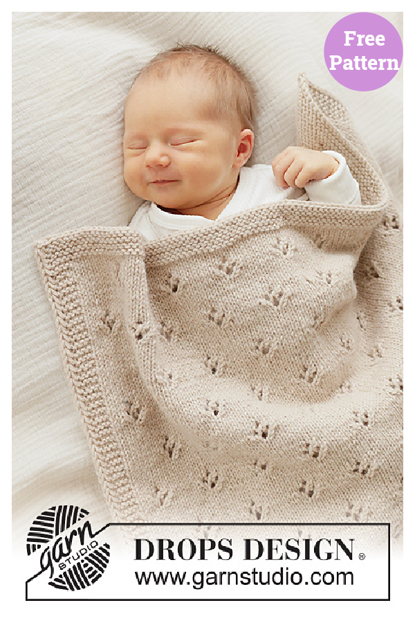 Honey Haze Blanket Free Knitting Pattern