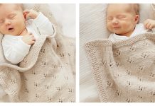 Honey Haze Blanket Free Knitting Pattern