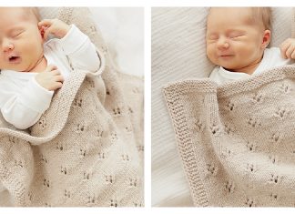 Honey Haze Blanket Free Knitting Pattern