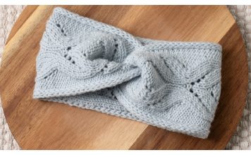 Ice Rink Headband Free Knitting Pattern