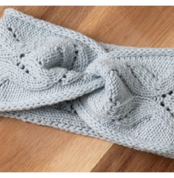 Ice Rink Headband Free Knitting Pattern