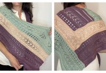 Iris Shawl Free Knitting Pattern and Video Tutorial