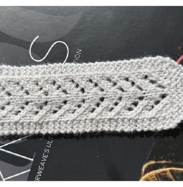 Lace Bookmark Free Knitting Pattern and Video Tutorial Lace Bookmark Free Knitting Pattern and Video Tutorial