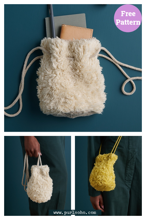 Little Nest Pouch Free Knitting Pattern
