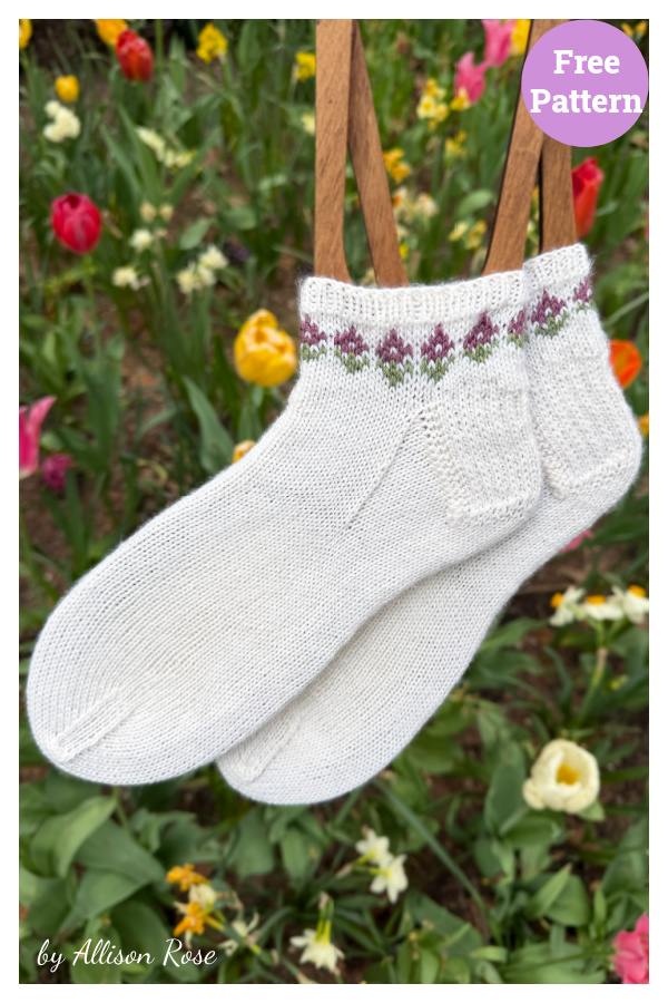 May Socks Free Knitting Pattern