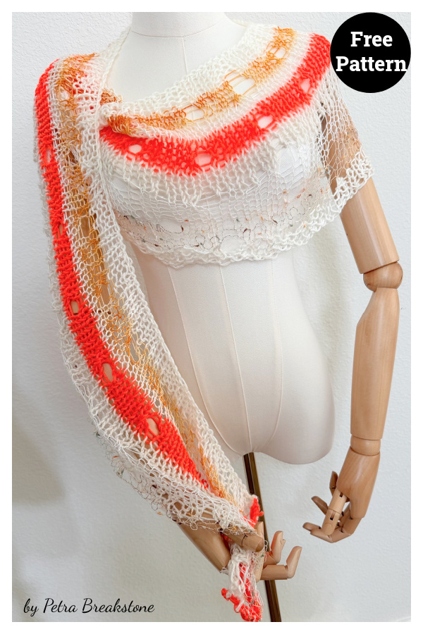 Neology Shawl Free Knitting Pattern