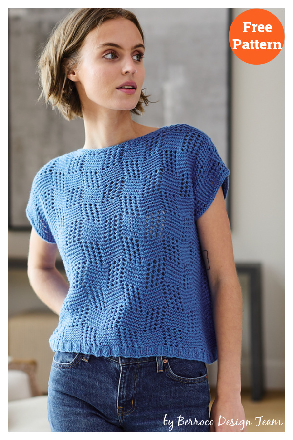 Orofino Tee Free Knitting Pattern