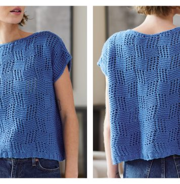 Orofino Tee Free Knitting Pattern