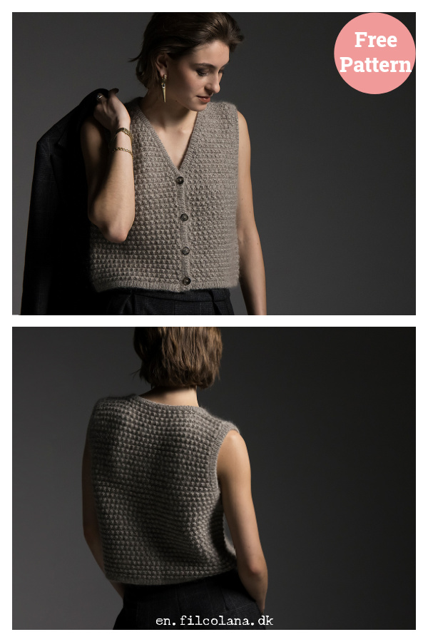Ronja Vest Free Knitting Pattern