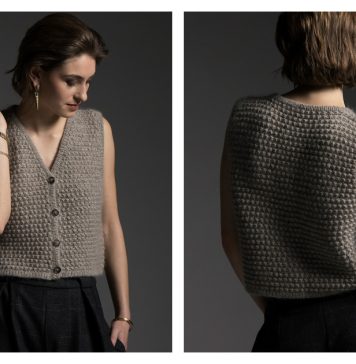 Ronja Vest Free Knitting Pattern