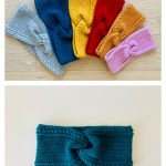 Seeds and Twists Headband Free Knitting Pattern