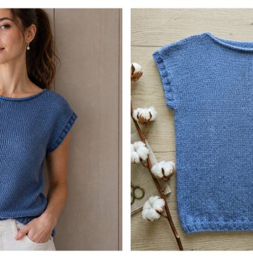 Shoreline Boatneck Top Knitting Pattern Shoreline Boatneck Top Knitting Pattern