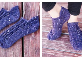 Sorek Shortie Socks Free Knitting Pattern