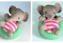 Summer Splash Nellie Baby Elephant Free Knitting Pattern