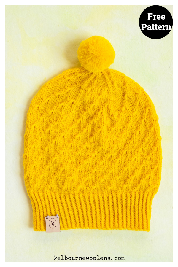 Belinda Hat Free Knitting Pattern