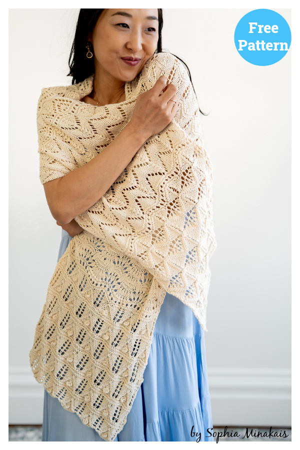 Corinthian Wrap Free Knitting Pattern