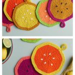 Fresh Picked Pot Holder Free Knitting Pattern