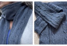 Guernsey Scarf Free Knitting Pattern