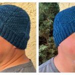 Line Art Beanie Free Knitting Pattern