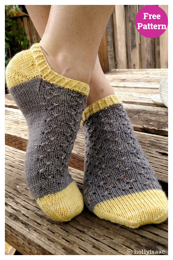 Neptunia Socks Free Knitting Pattern