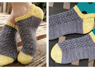 Neptunia Socks Free Knitting Pattern