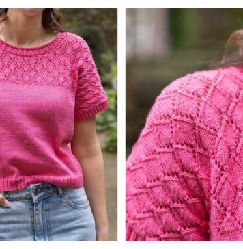 Pink Lemonade Summershirt Free Knitting Pattern Pink Lemonade Summershirt Free Knitting Pattern
