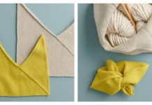 Simple Knot Bag Free Knitting Pattern