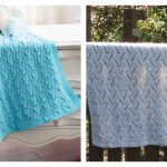 Staggered Squares Blanket Free Knitting Pattern
