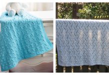 Staggered Squares Blanket Free Knitting Pattern