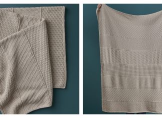 Stitchwork Blanket Free Knitting Pattern