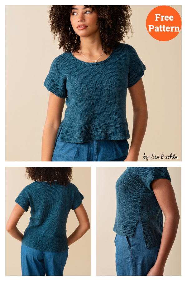Sweetwater Tee Free Knitting Pattern