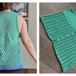 Terzetto Sleeveless Top Free Knitting Pattern