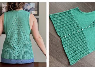 Terzetto Sleeveless Top Free Knitting Pattern
