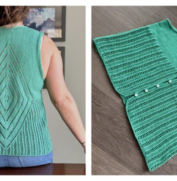 Terzetto Sleeveless Top Free Knitting Pattern Terzetto Sleeveless Top Free Knitting Pattern
