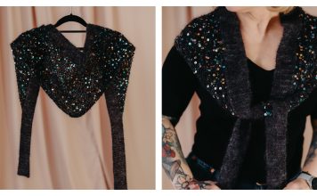 Twinkle Bandana Free Knitting Pattern