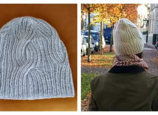 Twisting Rib Hat Free Knitting Pattern