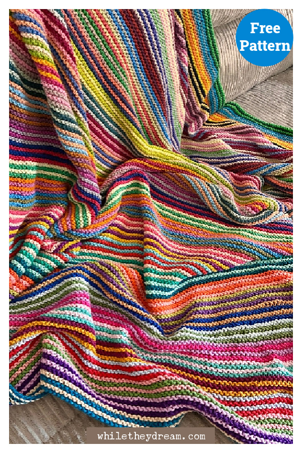 Coloring Book Blanket Free Knitting Pattern